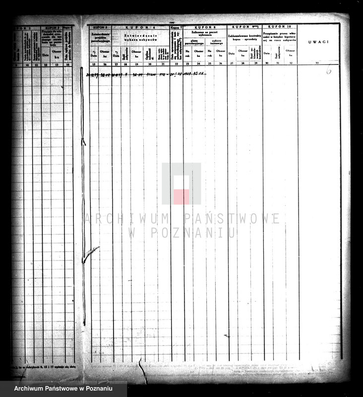 Obraz 10 z jednostki "/Księga kontroli prac parcelacji prywatnej powiatu wrzesińskiego/"