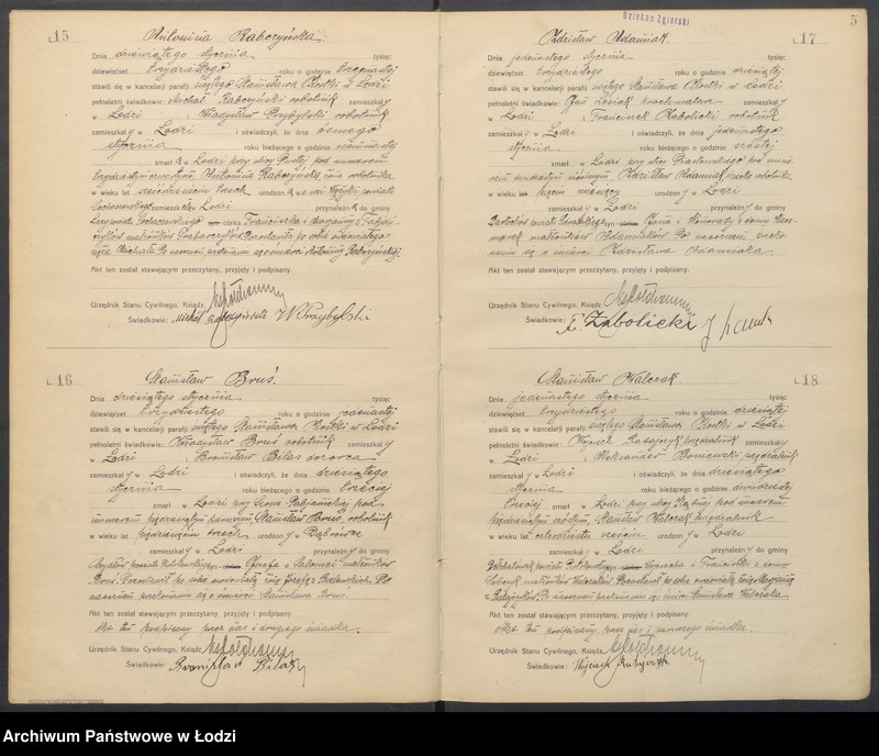 Obraz 7 z jednostki "Akta zgonów"