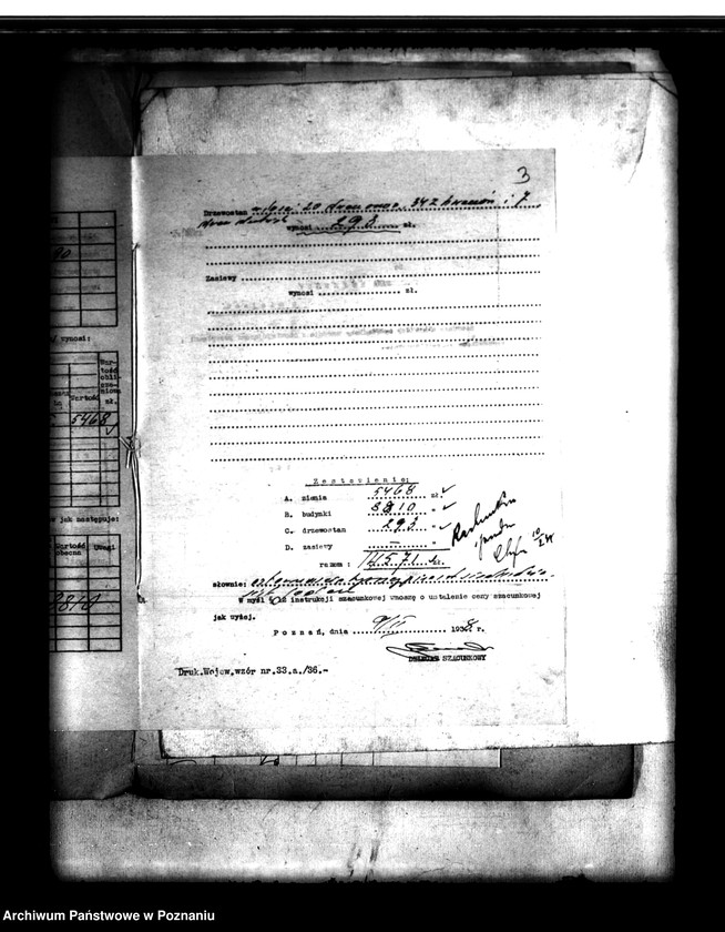 Obraz 8 z jednostki "Operat szacunkowy majątku Gorki-Zagajne powiatu szubińskiego"