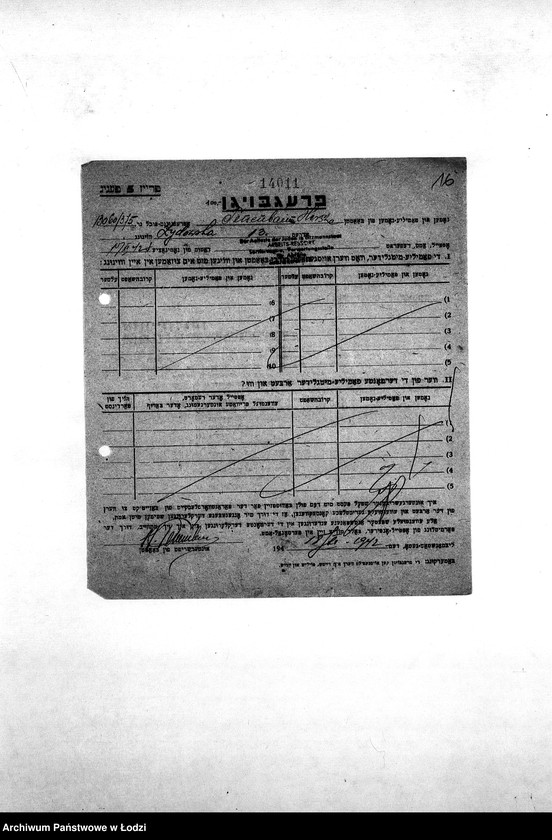 Obraz 20 z jednostki "[Kwestionariusze personalne pracowników zatrudnionych w wydziałach i resortach z podaniem nazwiska, miejsca pracy oraz członków rodziny]"