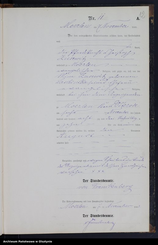 image.from.unit.number "Gewburts-Neben-Register Nr 1 - 13"