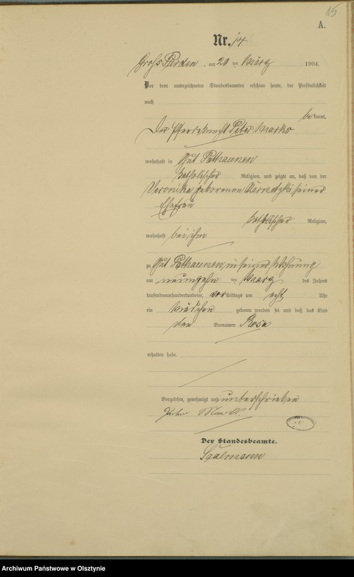 image.from.unit.number "Geburts-Haupt-Register Nr 1 - 65"