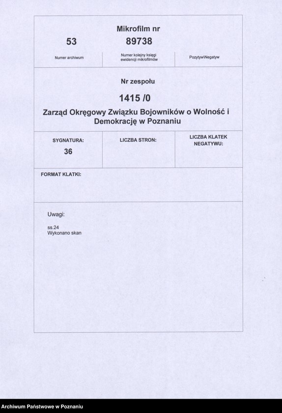 Obraz 5 z jednostki "Regulaminy dla Komisji Rewizyjnych: Głównej, Okręgowych, Powiatowych i Kół Związku Bojowników o Wolność i Demokrację."