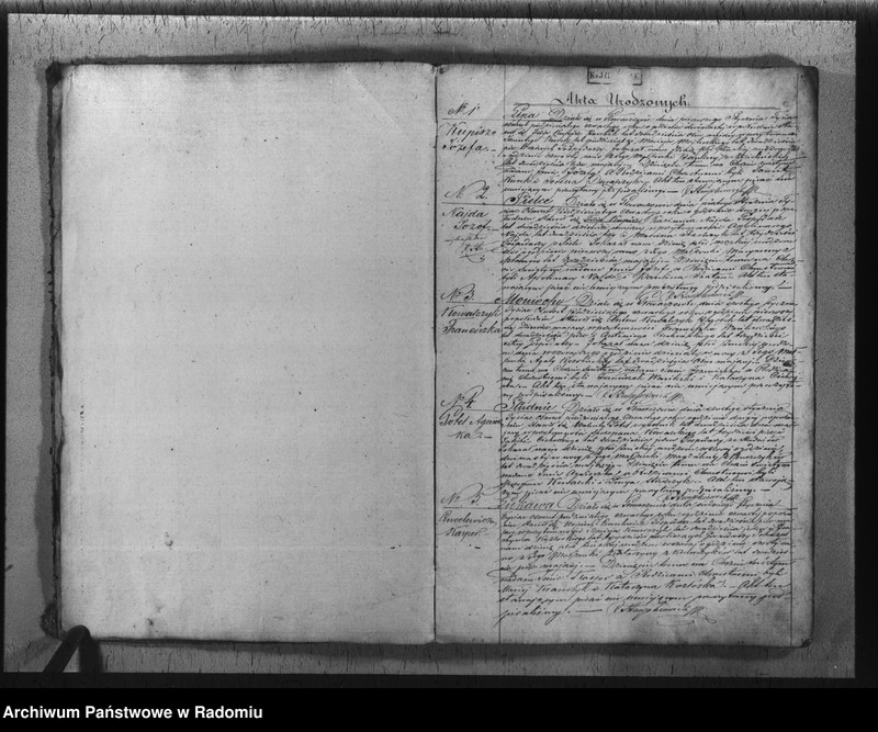 image.from.unit.number "Duplikat akt urodzonych, zaślubionych i zmarłych z parafii Głowaczów w roku 1854"