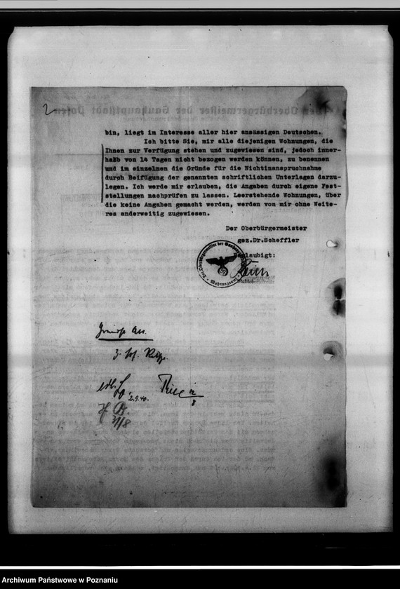 Obraz 6 z jednostki "Wohnungsfürsorge und Büroraumbeschaffung."