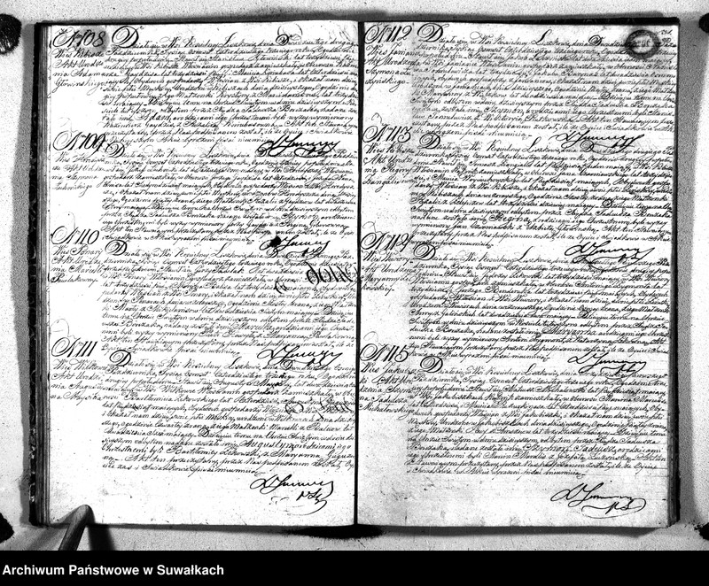 image.from.unit.number "Księga Duplikat Urodzonych Umarłych i Zaślubionych Parafii Liszkowskiey w Obwodzie Seyneńskim Guberni Augustowskiey na Rok 1843"