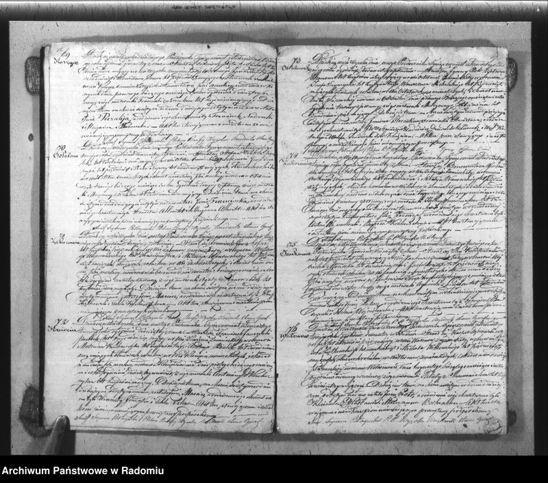 image.from.unit.number "Książka Duplikat Akt Cywilno - Religijnych Parafij Wysoka w okręgu Szydłowieckim Powiecie Opoczyńskim Gubernij Sandomierskiey na rok 1843 sporządzony"