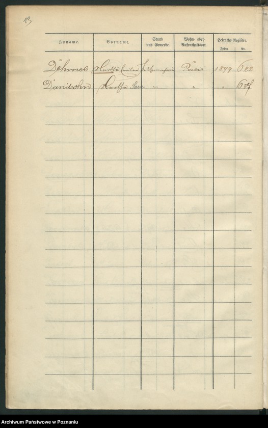 Obraz 16 z jednostki "Spis alfabetyczny małżeństw"