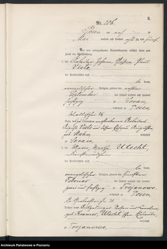 Obraz 16 z jednostki "Księga małżeństw t. II"