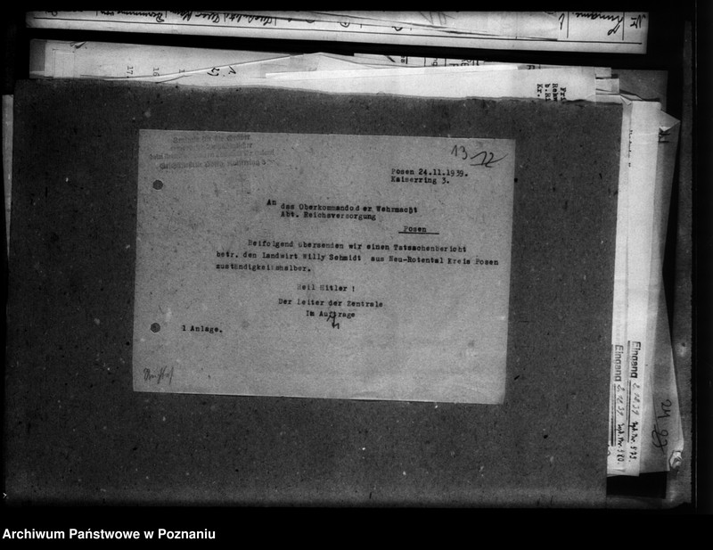 Obraz 17 z jednostki "Kreis Wreschen (Września). Wykazy miejscowych Niemców, którzy zginęli w 1939 roku - korespondecja"