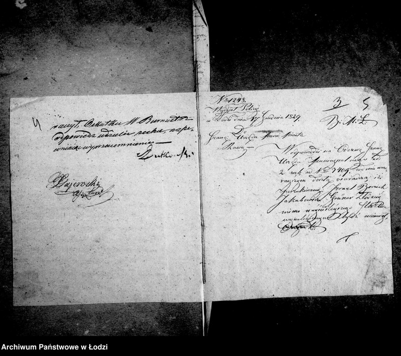 Obraz 8 z jednostki "Akta tyczące się odtransportowania osób miejsc zbiegłych"