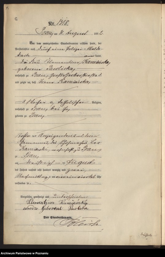 Obraz 7 z jednostki "Księga zgonów t. IV"