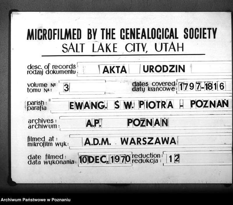 Obraz 1 z jednostki "Kirchenbuch Geborenen"
