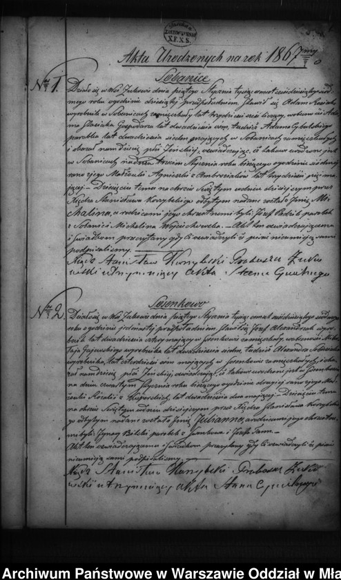 image.from.unit.number "Akta urodzeń, małżeństw, zgonów"