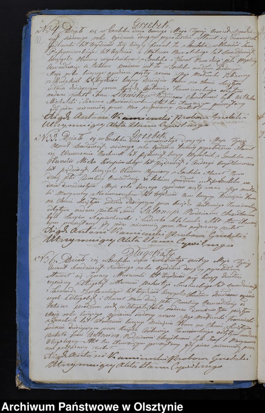 image.from.unit.number "Duplikat Aktów Urodzenia, Zaślubień, Zejścia z Parafii Grzebskiej z Roku 1867"