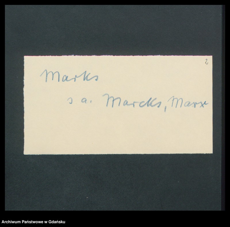 image.from.unit.number "Karty meldunkowe: Marks - Markquardt"