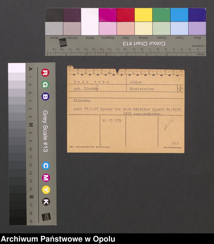Obraz 3 z jednostki "[Galetzka Albine z domu Lischka, Klüschau]"