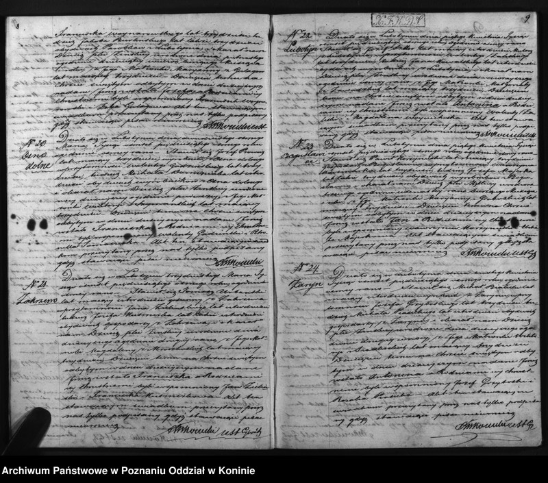 Obraz 7 z jednostki "Dowody urodzonych, zaślubionych i zmarłych"