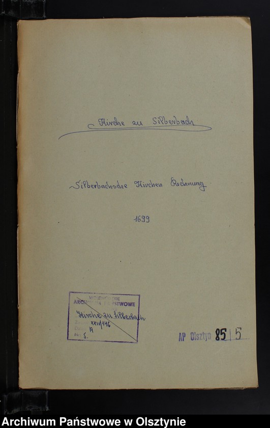 Obraz 2 z jednostki "Silberbachsche Kirchen Rechnung"