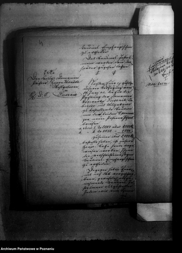 Obraz 8 z jednostki "Die Caution der Domänen-Pachters Wandelf zu Kaiserhof und des Oberamten Thunig deselbest /kaucje domeny Duszniki/"