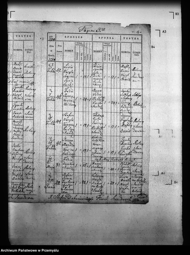 Obraz 20 z jednostki "[Kopie ksiąg metrykalnych parafii Szandrowiec (dekanat Turka)]"