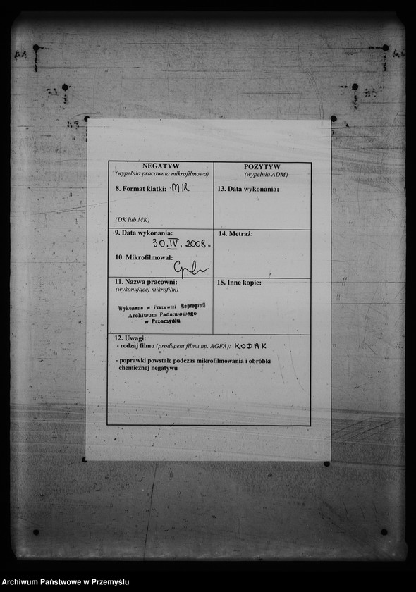 Obraz 3 z jednostki "[Kopie ksiąg metrykalnych parafii Krynica (dekanat Medenice)]"