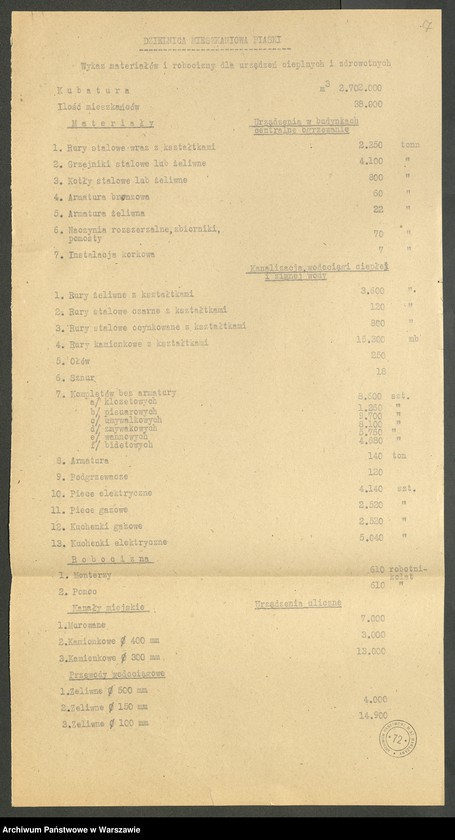 image.from.collection.number "Odbudowa Warszawy - Rejon dzielnicy Żoliborz - Piaski111"