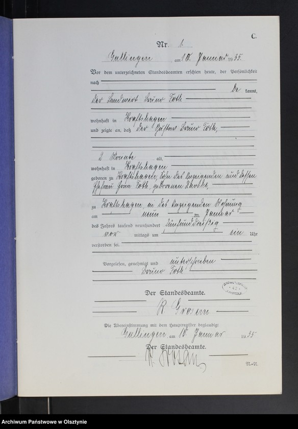 image.from.unit.number "Sterbe-Neben-Register Nr 1 - 26 [ Księga zgonów - wtóropis ]"