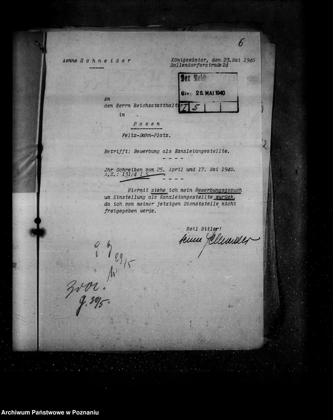 Obraz 10 z jednostki "Bewerbungen um Anstellung"