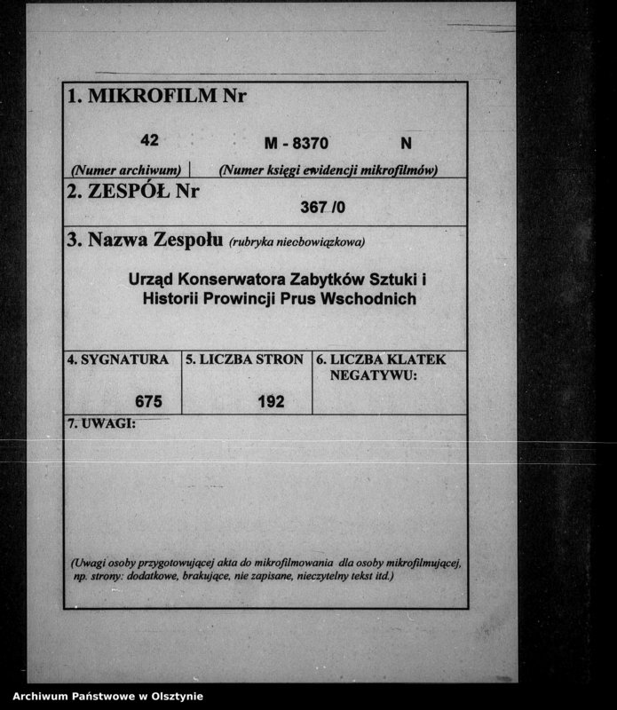image.from.unit.number "Katalog der Lichtbilder des Provinziellen Denkmalarchievs"