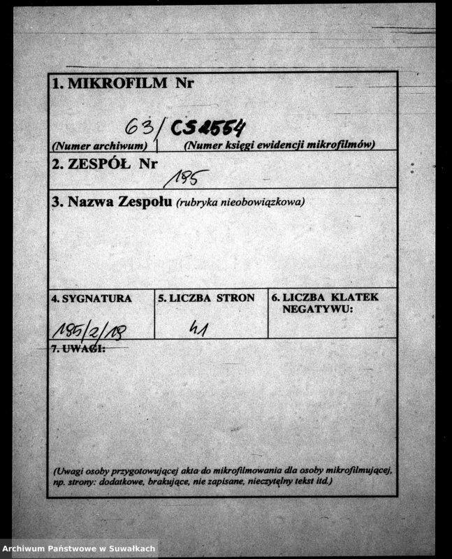 image.from.unit.number "Dowody do Aktów Małżeństw Parafii Ewang.-Augsburskiej Wiżajny za rok 1864"