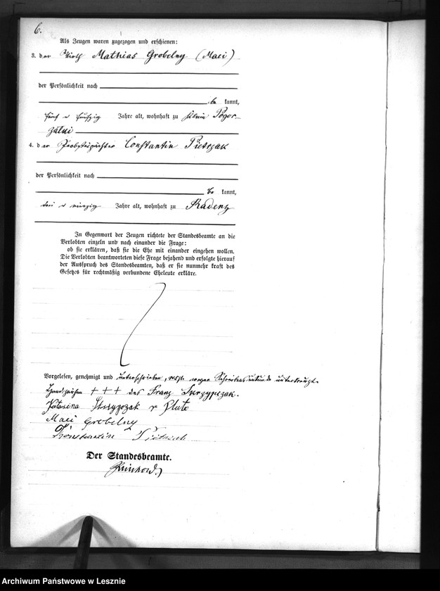 Obraz 9 z jednostki "[Księga małżeństw]"