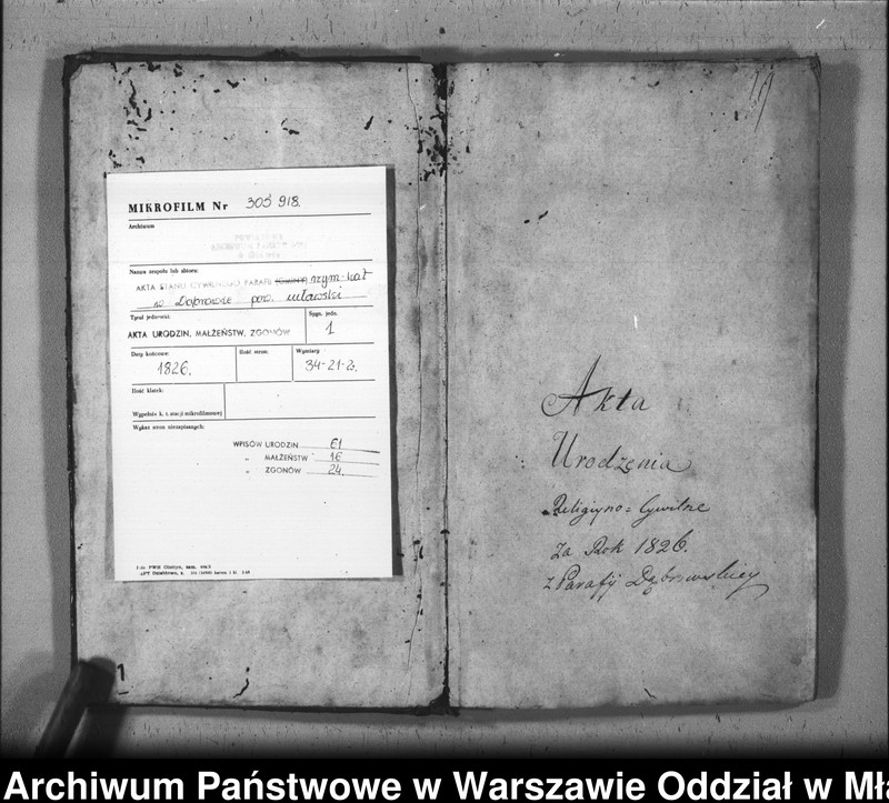 image.from.unit.number "Akta urodzeń, małżeństw i zgonów"