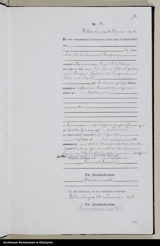 image.from.unit.number "Sterbe-Neben-Register Nr 1 - 124"