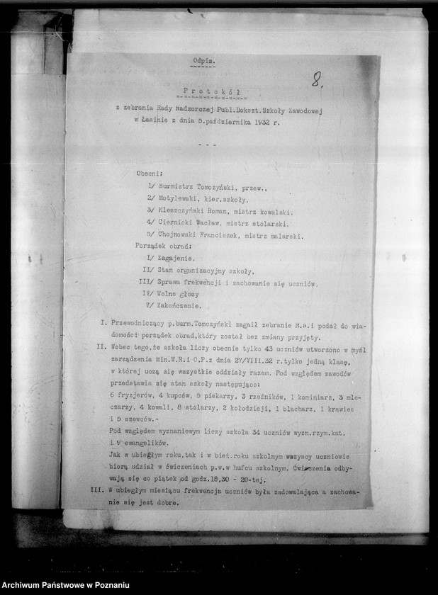 Obraz 11 z jednostki "Szkolnictwo dokształcające"