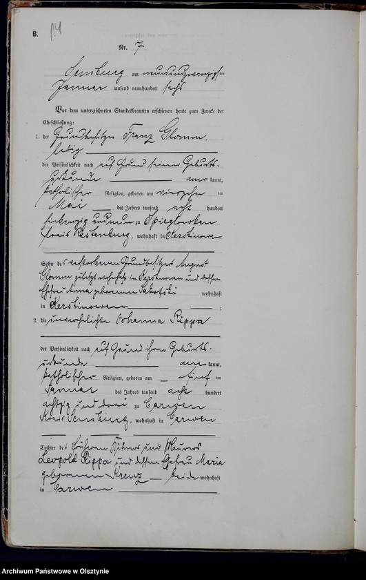 image.from.unit.number "Heiraths-Haupt-Register Nr 1 - 74"