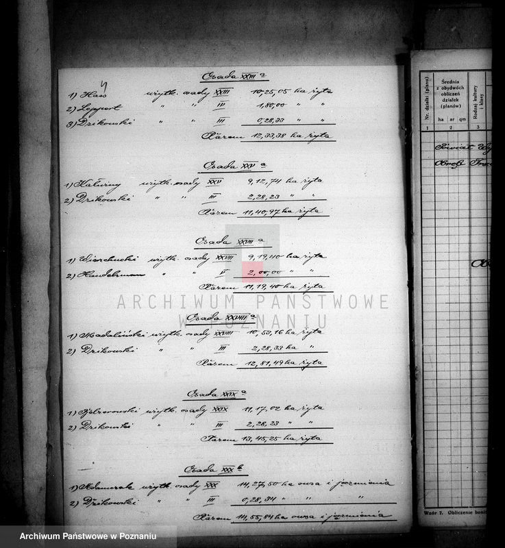 Obraz 8 z jednostki "Obliczenie bonitacji do planu dzielczego majątku Trzeciewnica wyrzyskiego"
