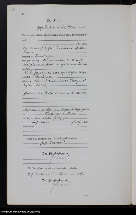 image.from.unit.number "Sterbe-Neben-Register Nr 1 - 32 [ Księga zgonów - wtóropis ]"