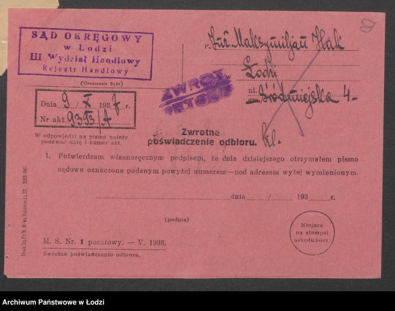 Obraz 10 z jednostki "Inż. Maksymiljan Hak- instalacje elektryczne"