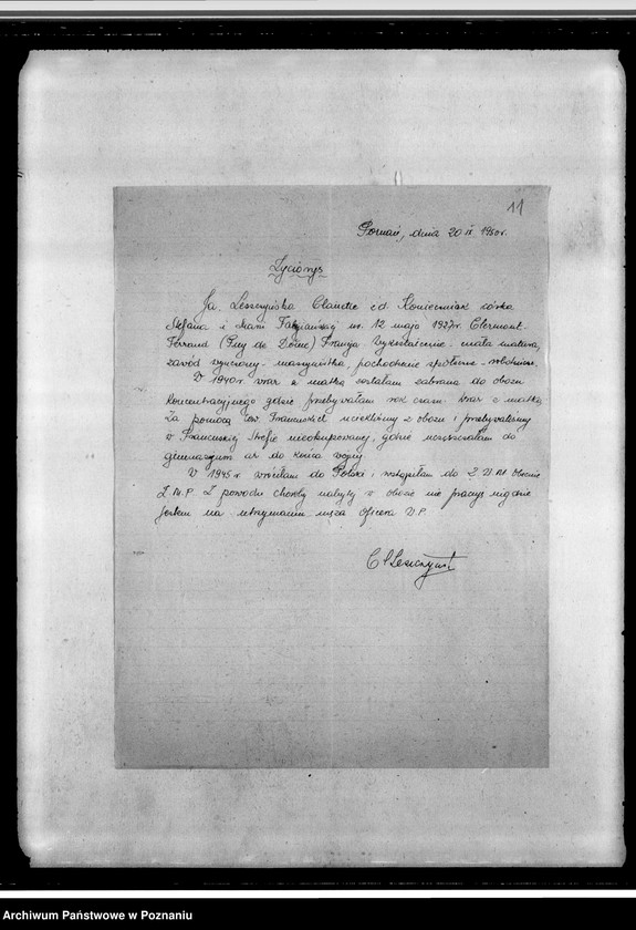 Obraz 16 z jednostki "Sprawy różne: korespondencja, życiorysy członków zarządu, spisy książek, wycinki prasowe"