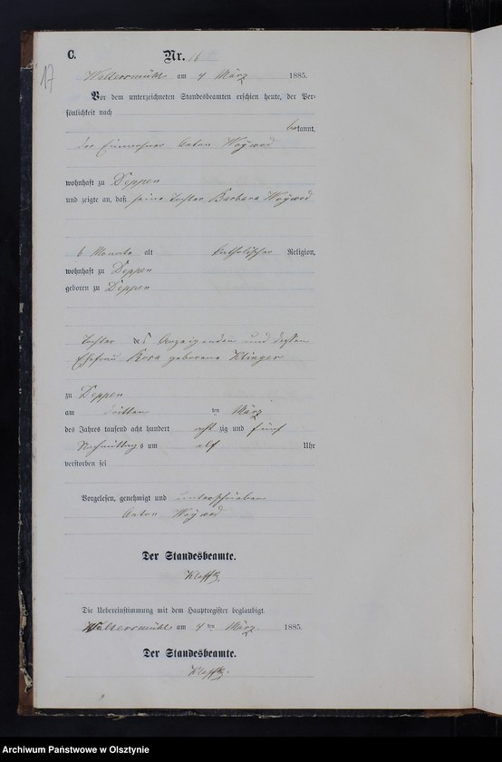 image.from.unit.number "Sterbe-Neben-Register Nr 1 - 82"