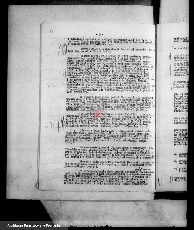 Obraz 11 z jednostki "Akta dodatkowe dotyczące majątku państwowego Grabionna powiatu wyrzyskiego /m.in. sprawy dzierżawy majątku/"