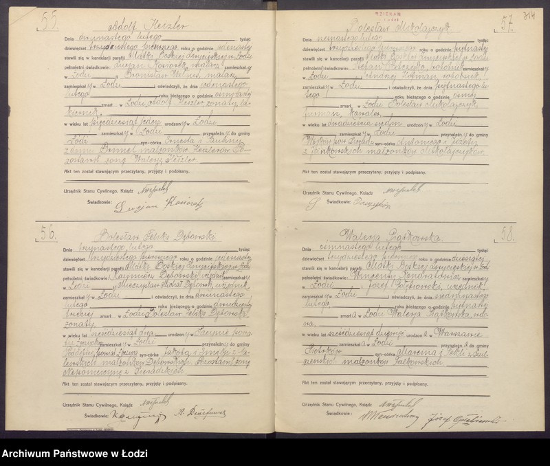 Obraz 17 z jednostki "Akta zgonów"