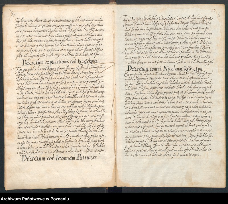 Obraz 9 z jednostki "Acta actorum in officio consulari Posnaniensi conscriptorum a.d. 1623 ... Dachnowski notarius."