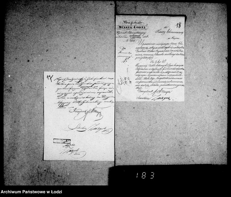 Obraz 15 z jednostki "Akta tyczące się poczynionych forszusów z kasy miasta Łodzi od roku 1846 po koniec roku"