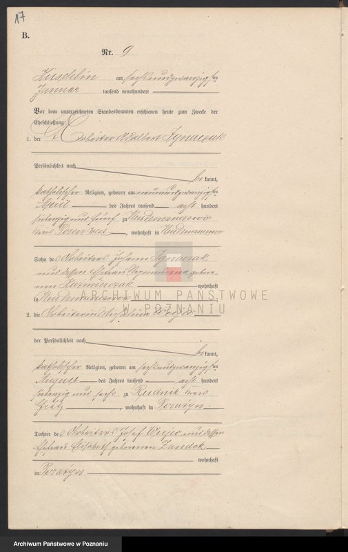 Obraz 20 z jednostki "Heiraths-Haupt-Register"