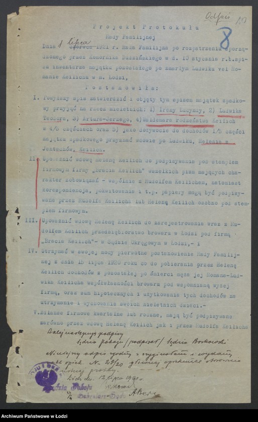 Obraz 12 z jednostki "Bracia Keilich - prowadzenie browaru"