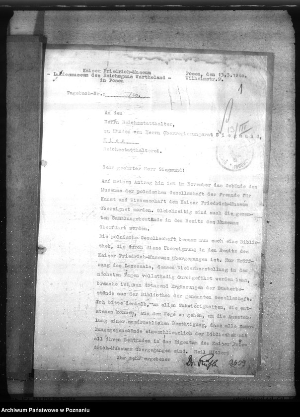 Obraz 5 z jednostki "Kaiser - Friedrich - Museum - Landesmuseum des Reichsgaus Wartheland - in Posen"