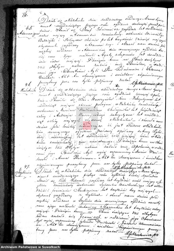 image.from.unit.number "Duplikat Aktów Urodzenia Zaślubienia i Zejścia Parafii Rzymsko Katolickiej Kaletnik z roku 1865"