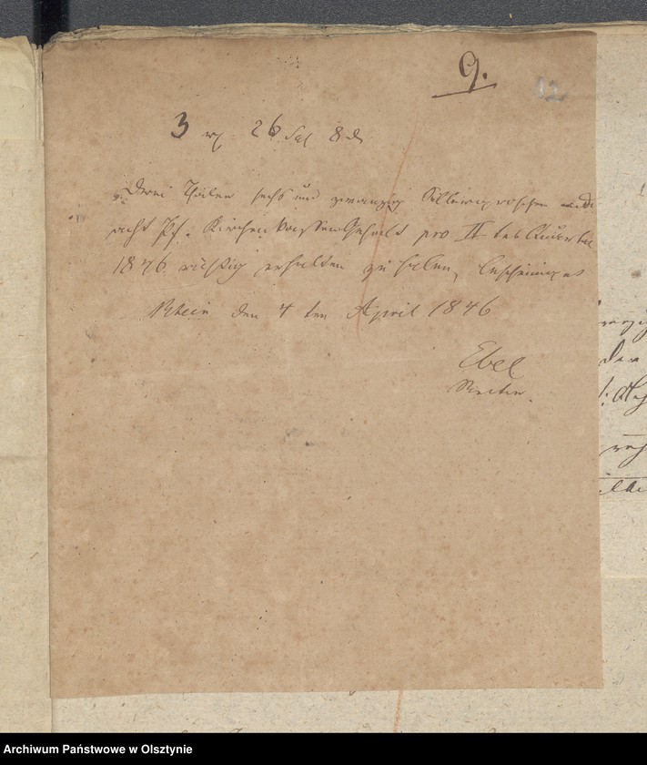 image.from.unit.number "Beläge zur Jahres Rechnung der Kirche zu Rhein für das Jahr 1846"